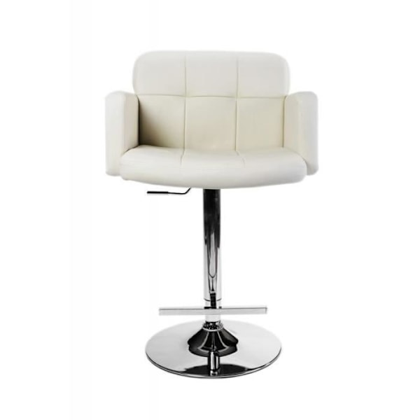 Barstol - CLP - LOS ANGELES - PU-design - Justerbar 64-85 cm - 360° vridbar upp till 14 färger
