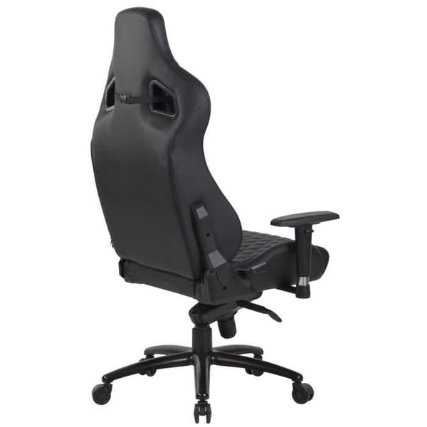 -CLP-Gamer kontorsstol Keren i äkta läder-Array svart