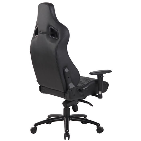 Keren Genuine Leather Gaming Kontorsstol - Svart Svart