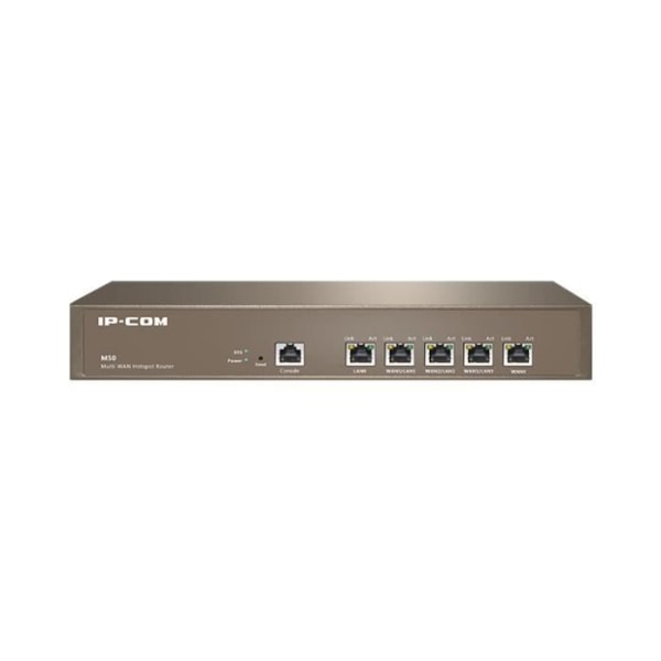 Multi-WAN Hotspot Router - IPCOM M50, Captive Portal/PPPoE Server, Multi VPN Protocols, Intelligent Bandwidth Control