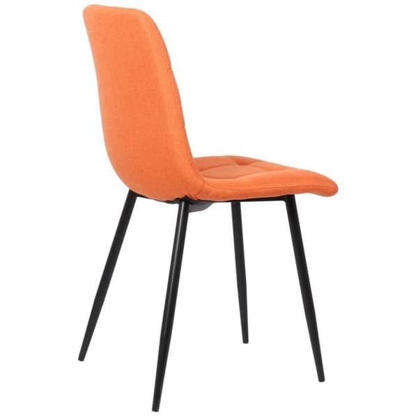 -CLP-Set med 2 matsalsstolar Tilde-Array orange