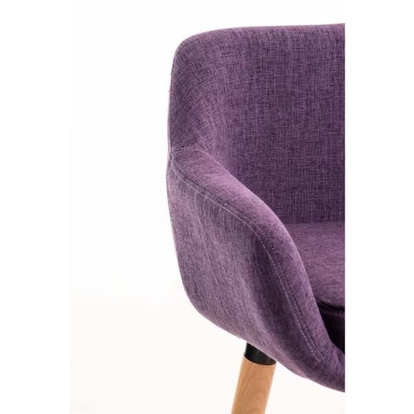 Set med 2 barstolar -BELLEY Finish (lila) lila