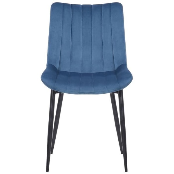 Blue Velvet Dining Chair - CLP - Rahden - Bekväm och design Blå