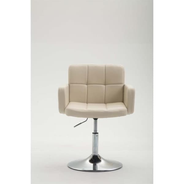 -CLP-Fauteuil lounge Los Angeles konstläder-Array grädde