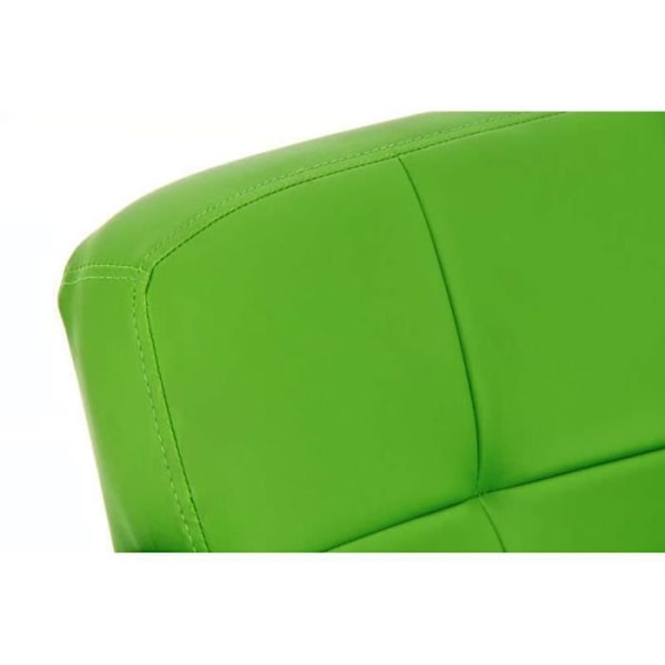 Barstol - CLP - LOS ANGELES - PU-design - Justerbar 64-85 cm - 360° vridbar grön