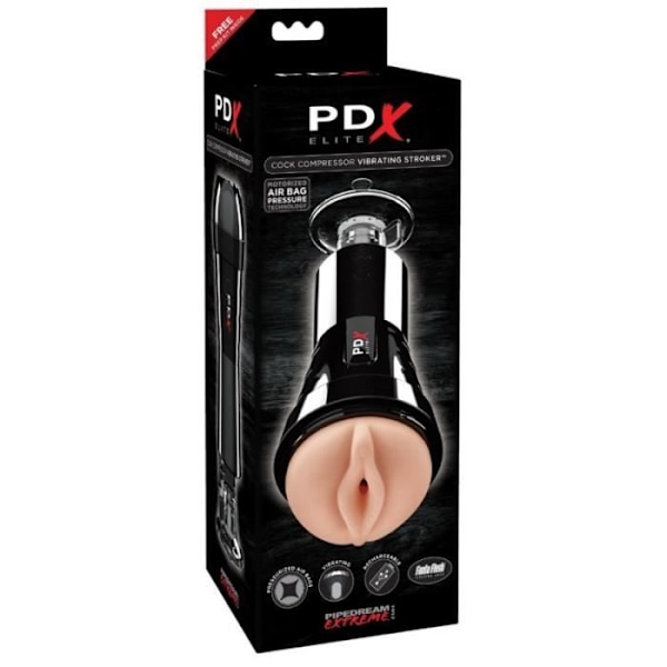Masturbator - Pipedream - PDX Elite - Vibrerande - 10 vibrationslägen - Uppladdningsbar
