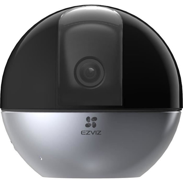 Inomhuskamera - EZVIZ - E6 - 360° vision - 5MP - Människodetektering - Zoom - Nattseende - Bark/miow-detektering Grå