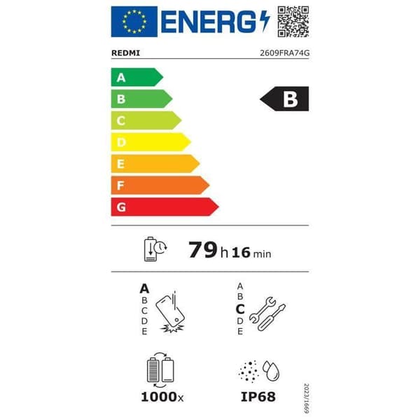 REDMI Note 17 Pro Max 5G - Smartphone - 8+512 Go - Batteri 9210 mAh - Svart