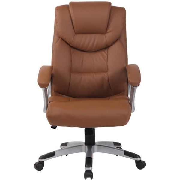XL Texas V2 kontorsstol - CLP - konstläder - Ljusbrun - Ergonomisk - Svängbar - 180 kg Ljusbrun