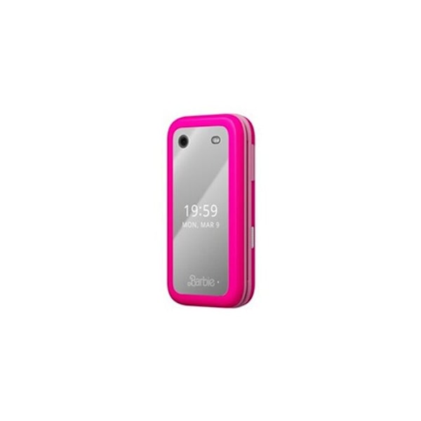 Barbie-telefon - Mattel - HMD - Clamshell-format - Dubbel display - Anti-stress rosa