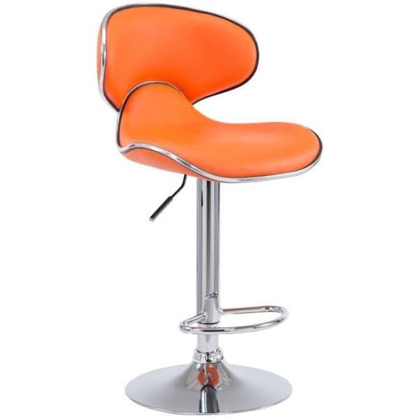Barstol - CLP - Las Vegas V2 - Orange - Modern design - Justerbar i höjdled