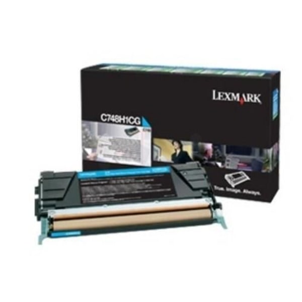 LEXMARK C748 tonerkassett - Cyan - 10 000 sidor - Paket med 1