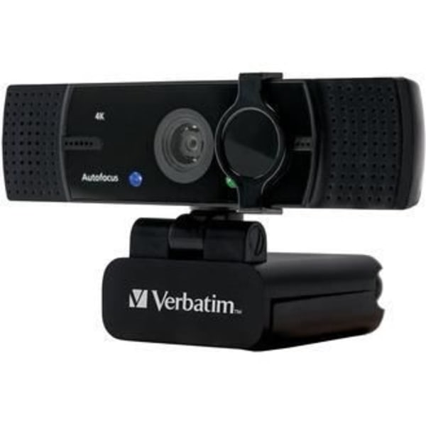 Verbatim AWC-03 4K Ultra HD webbkamera - svart - TU