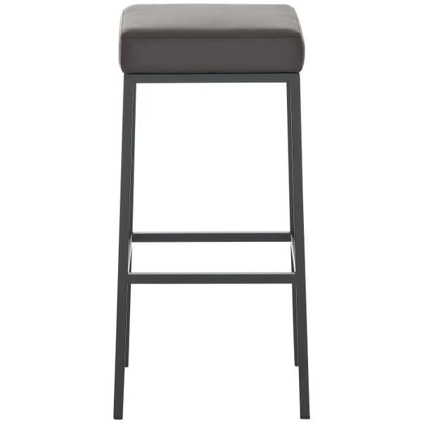 Barstol - CLP - Montréal - Syntetläder - 2-pack - Klassisk Design - Brun kastanj