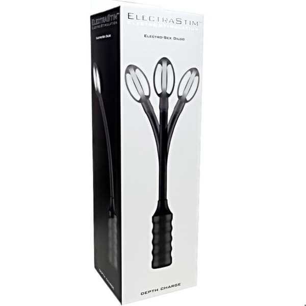 Stimulator - Djupbomb - Flexibel dildo - Silikon - Svart - Prostata