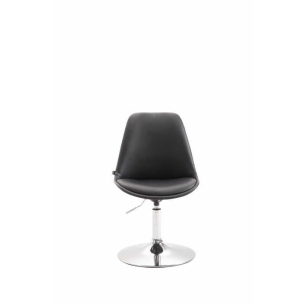 Maverick matstol i konstläder - Svart - Modern design - Bekväm - Justerbar i höjdled Svart