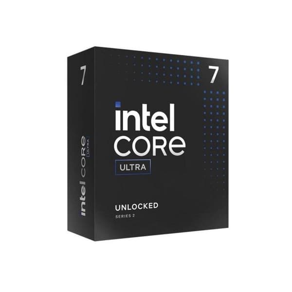 Processor - Intel - Core Ultra 7 265K - 20 kärnor (8P+12E) - 5.5 GHz boost - Socket 1851