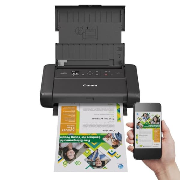 Multifunktionsskrivare - CANON - Maxify BX110 - Svart - Bläckstråle - Batteri