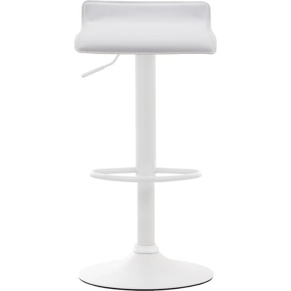 Set med 2 barstolar - CLP - Dyn V2 - Syntetläder - Vit - Modern design Vit