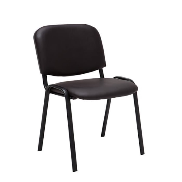 Besöksstol - CLP - Ken - Kunstläder - Brun - Modern design kastanj