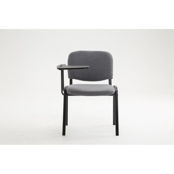 -CLP-Chaise Ken i tyg med fällbar tablet-Array grå
