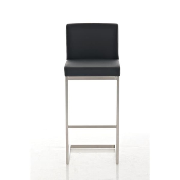 Set med 2 Paros barstolar i konstläder - CLP - Svart - Modern design - Kök Svart