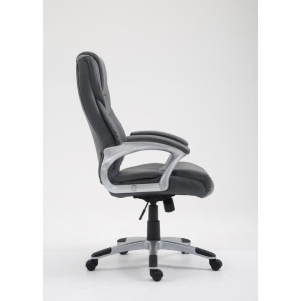 XL Texas V2 kontorsstol - CLP - konstläder - Grå - Ergonomisk - Svängbar - 180 kg Grå