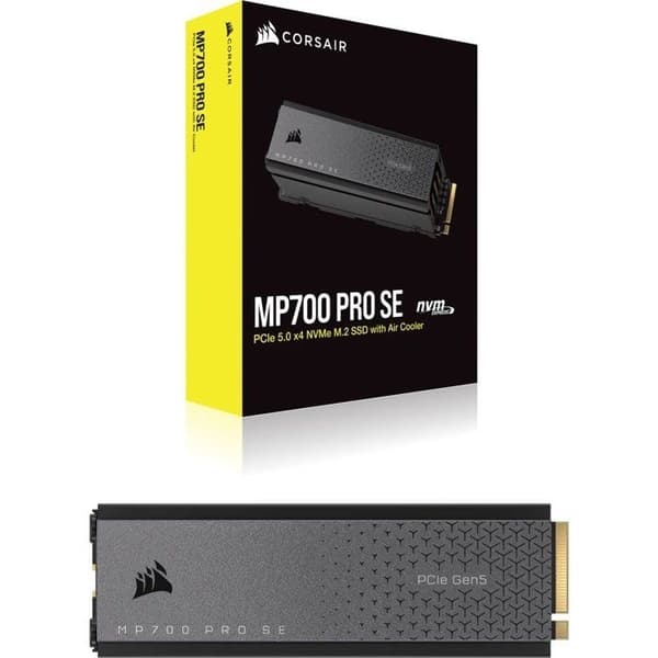 CORSAIR - MP700 PRO SE - SSD - 2 To - NVMe PCIe M.2 - Med kylfläns
