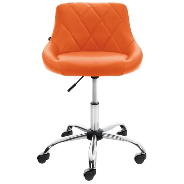 -CLP-Justerbar och svängbar arbetspall Lazio-Array orange