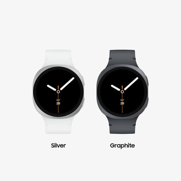 Samsung Galaxy Watch8 44mm Silver Smartwatch Bluetooth GPS Pulsmätare
