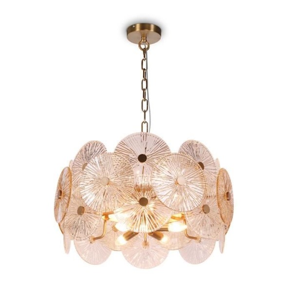 Krona - Maytoni - Aster - Transparent glas - Guldmetall - Höjd 37,2 cm Guld