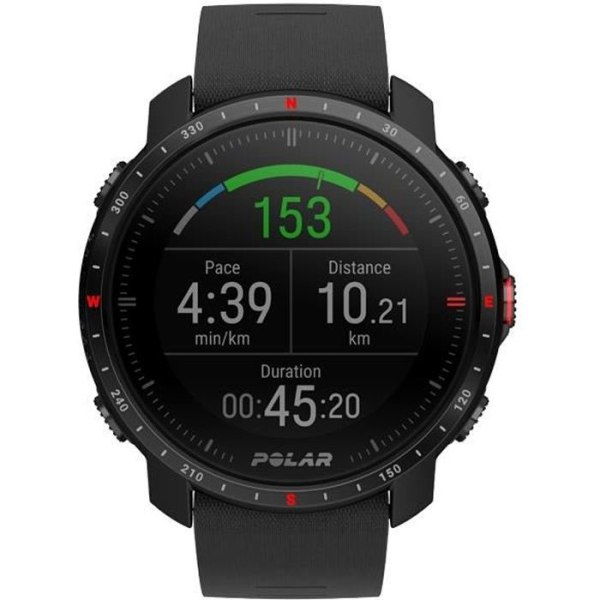 Polar Grit X Pro - Sports Smartwatch med GPS - Militär seghet, safirkristall, pulspuls