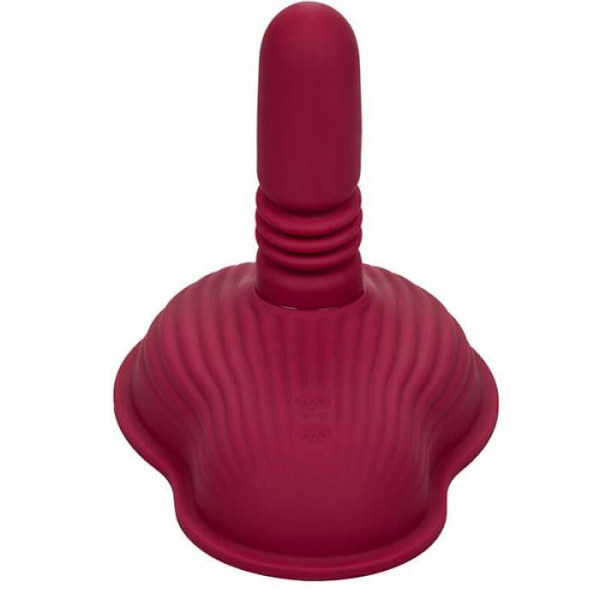 CALEXOTICS - RIDER MASSAGER DUBBLA MOTOR FJÄRRKONTROLL RÖD -
