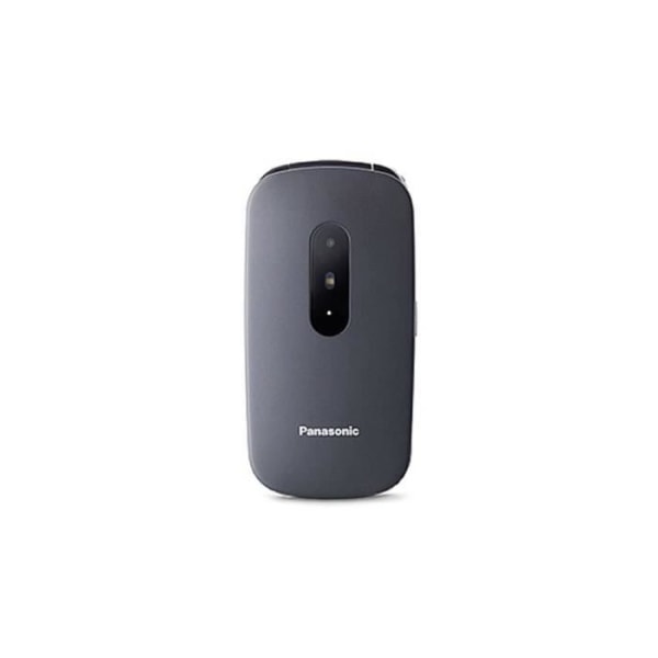 Panasonic KX-TU446 Flip mobiltelefon för seniorer stötsäker grå