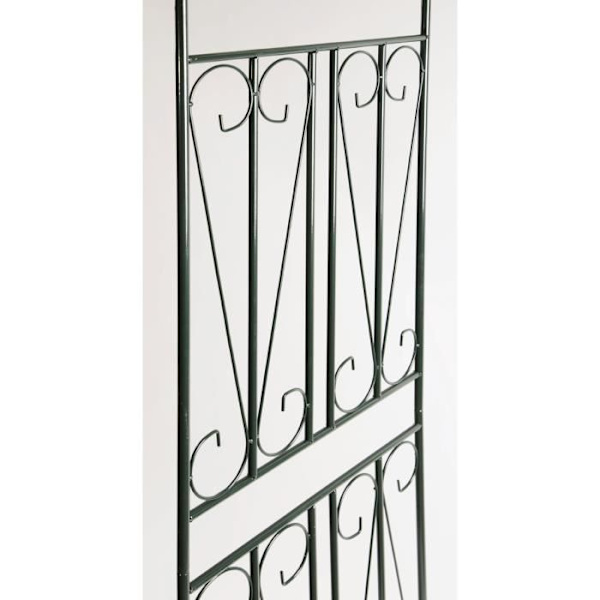 Trädgårdsbåge - CLP - Båge för rosor - Metall - 270 cm - Grön - Markfäste
