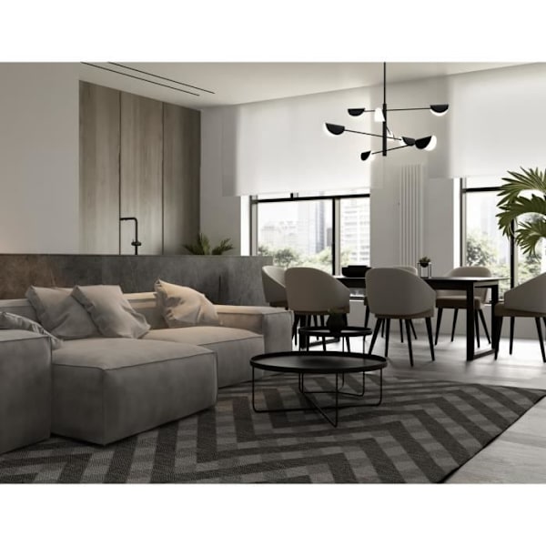 Plafondlampa - Maytoni - Mollis - Svart - Metall - Akrylskärm - 8 G9 lampor