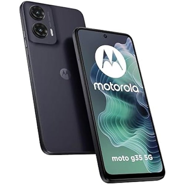 Smartphone Moto G35 5G - Motorola - 4/256 GB - Skärm 6.72" FHD+ 120Hz - Kamera 50MP - Batteri 5000mAh Svart
