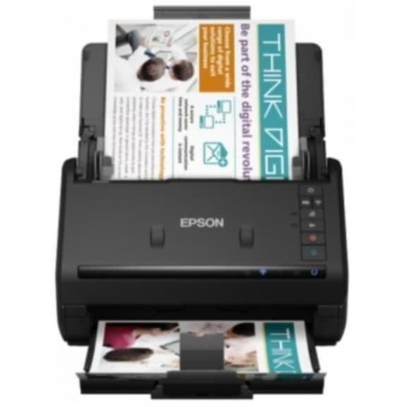EPSON ES-580W Office Document Scanner - Automatisk Duplex - 600 Dpi - Wi-Fi Direct