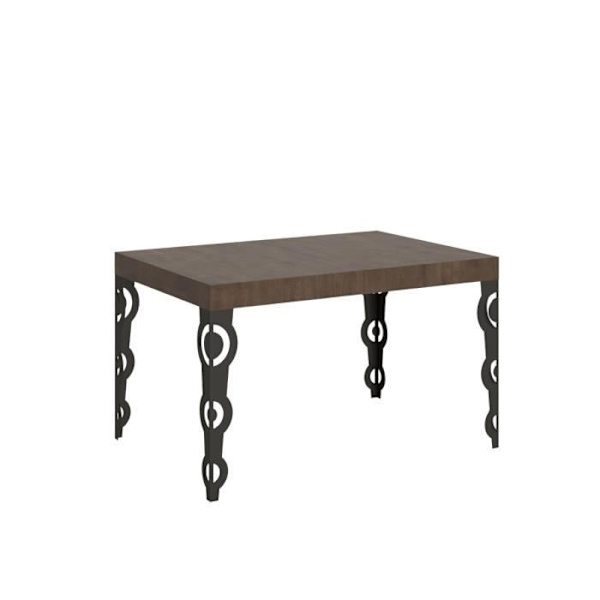 Utdragbart bord - Karamay - Valnöt - 90x140/244 cm - Antracitram Valnöt