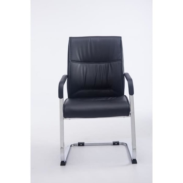XL Anubis Visitor Chair - CLP - Svart - Imiterat läder - Med armstöd - Inomhus Svart