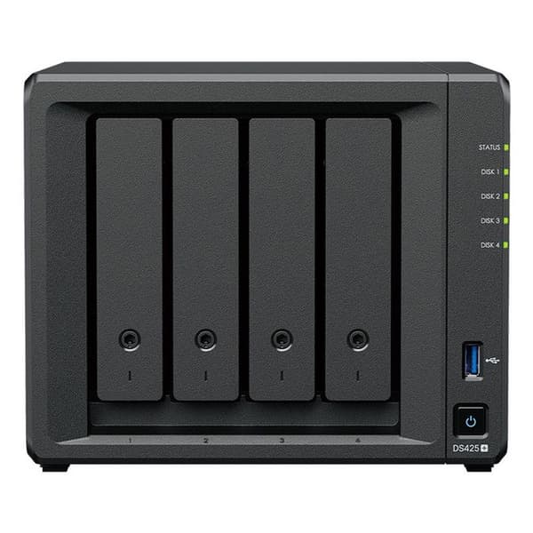NAS-server - SYNOLOGY - DS425+ - 4 fack - 2 Go RAM DDR4 - Intel Celeron J4125