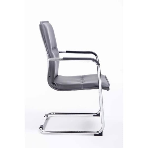 -CLP-Chaise cantilever Seattle i konstläder-Array grå