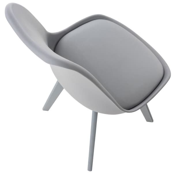 Set med 4 stolar - LinCHAVORNAY Art - Finish (Grå-Grå) Grå