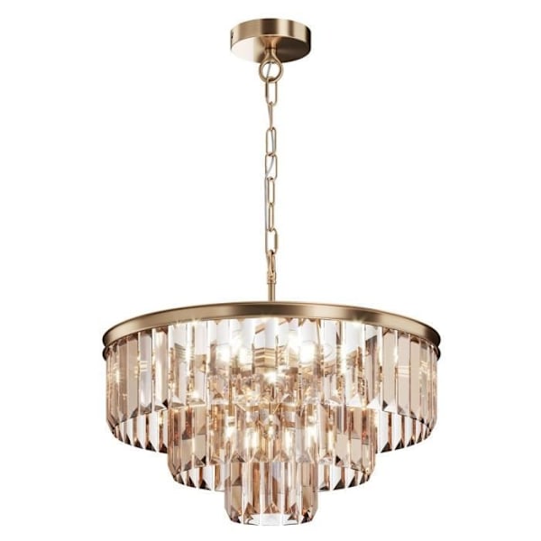 Taklampa - Maytoni - Revero - 7 lampor - Guld - E14 - Tidlös klassiker