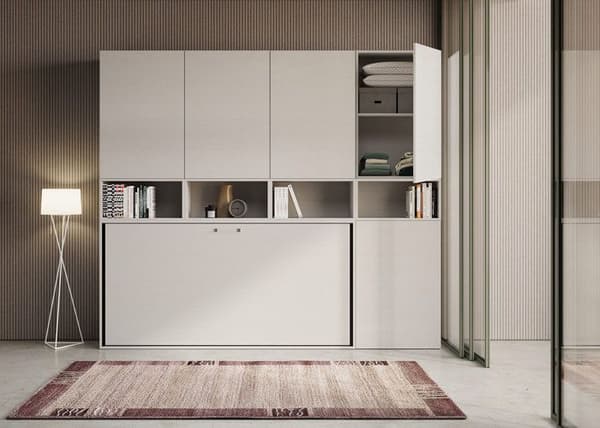 Sängskåp - Kando - C - 1 sängplats - Vit ask - Modern design Vit Ask