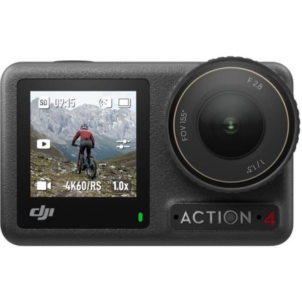 Sportkamera - DJI - Osmo Action 4 Adventure Combo - 1/1,3-tums sensor - 4K/120 fps - 155 ultrabred FOV