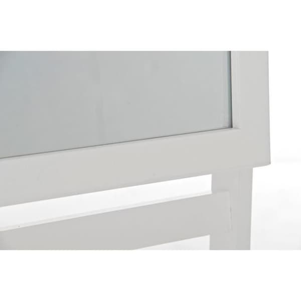 -CLP-Golvmirror Yolanda med hjul-Array Vit