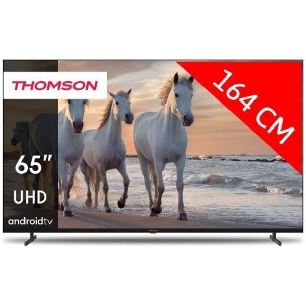 Thomson 65" (165 cm) Android Smart 4K UHD LED-TV – 65UA5S13 - Netflix, Prime Video, Disney+
