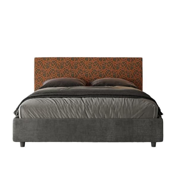 Arla Box Spring - Nobled - Dubbel - Winer Tyg - Orange - Container Apelsin