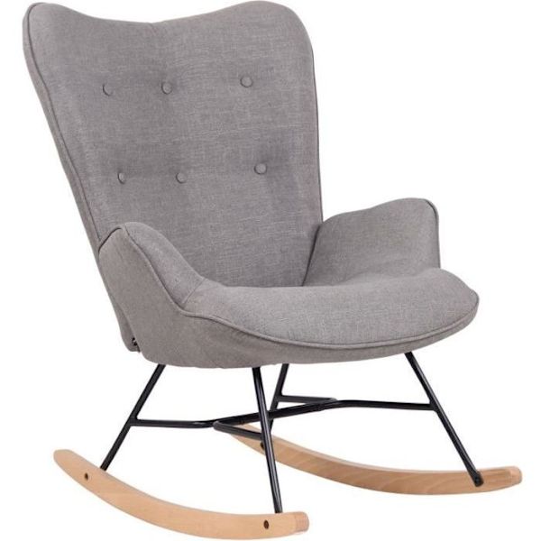 Gungstol - CLP - Sanka - Tyg - Grå - Samtida - Design Grå